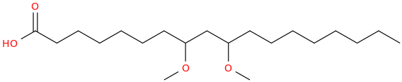 Octadecanoic acid, 8,10 dimethoxy 